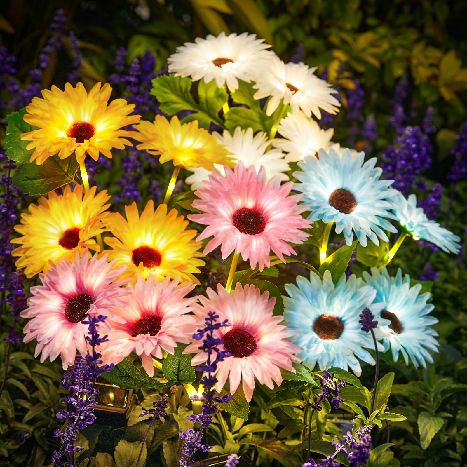 Outdoor Lighting Manufacturers - Solar Outdoor Garden Lights, 16 Glowing