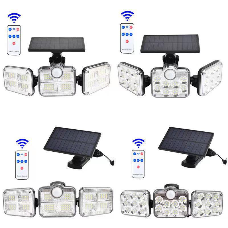 Motion Sensor Outdoor - 2024 New Release 3-Head LED Solar