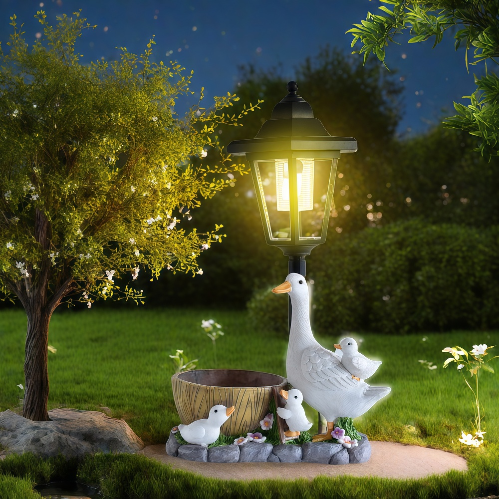 Outdoor Lighting Manufacturers - Solar Duck Night Light Garden Courtyard