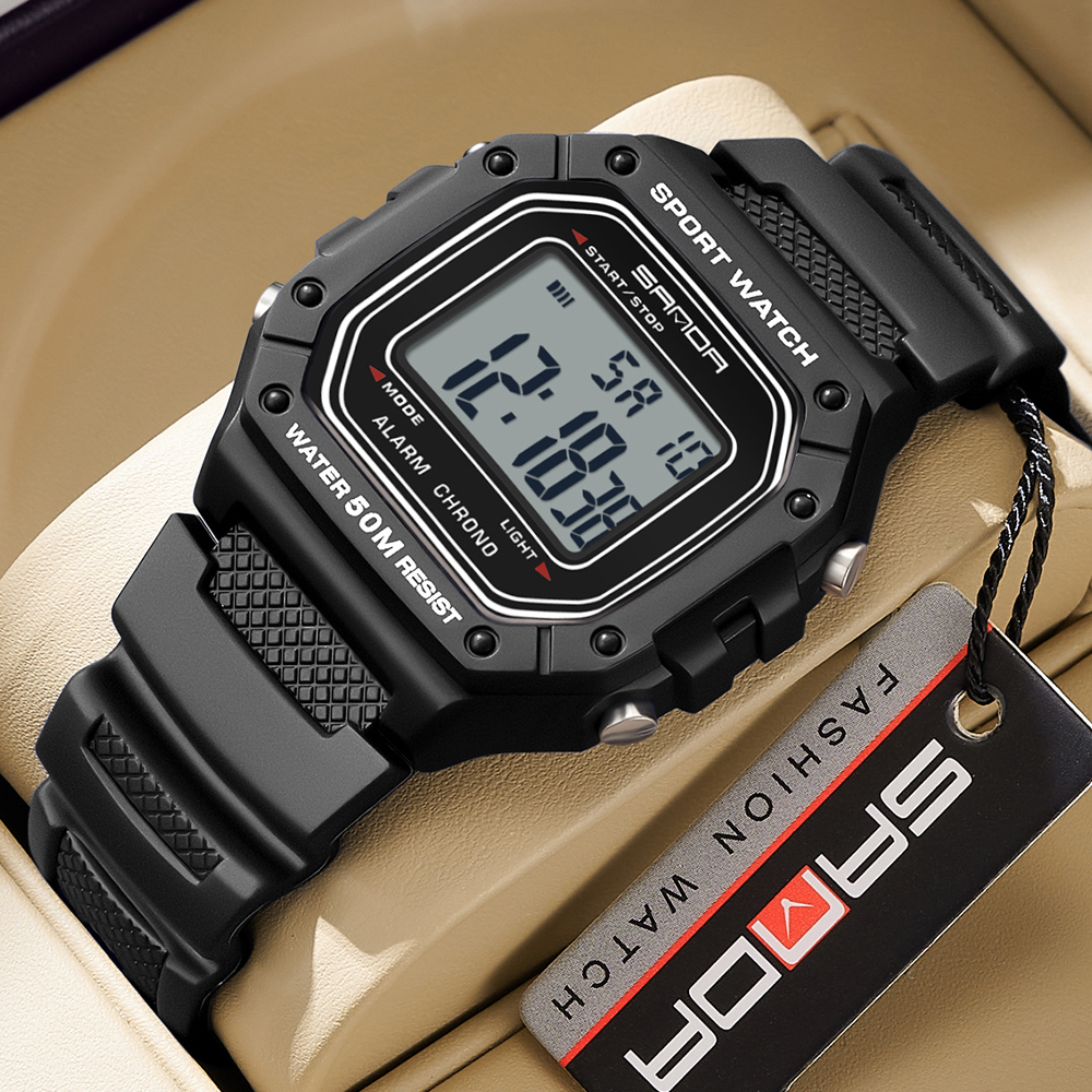 Outdoor Lighting For Steps - SANDA 2156 Outdoor Military Digital Watches