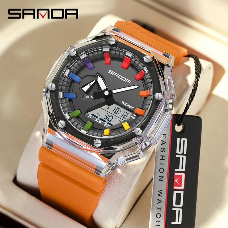 Outdoor Lighting For Steps - SANDA G style Men Watch Countdown