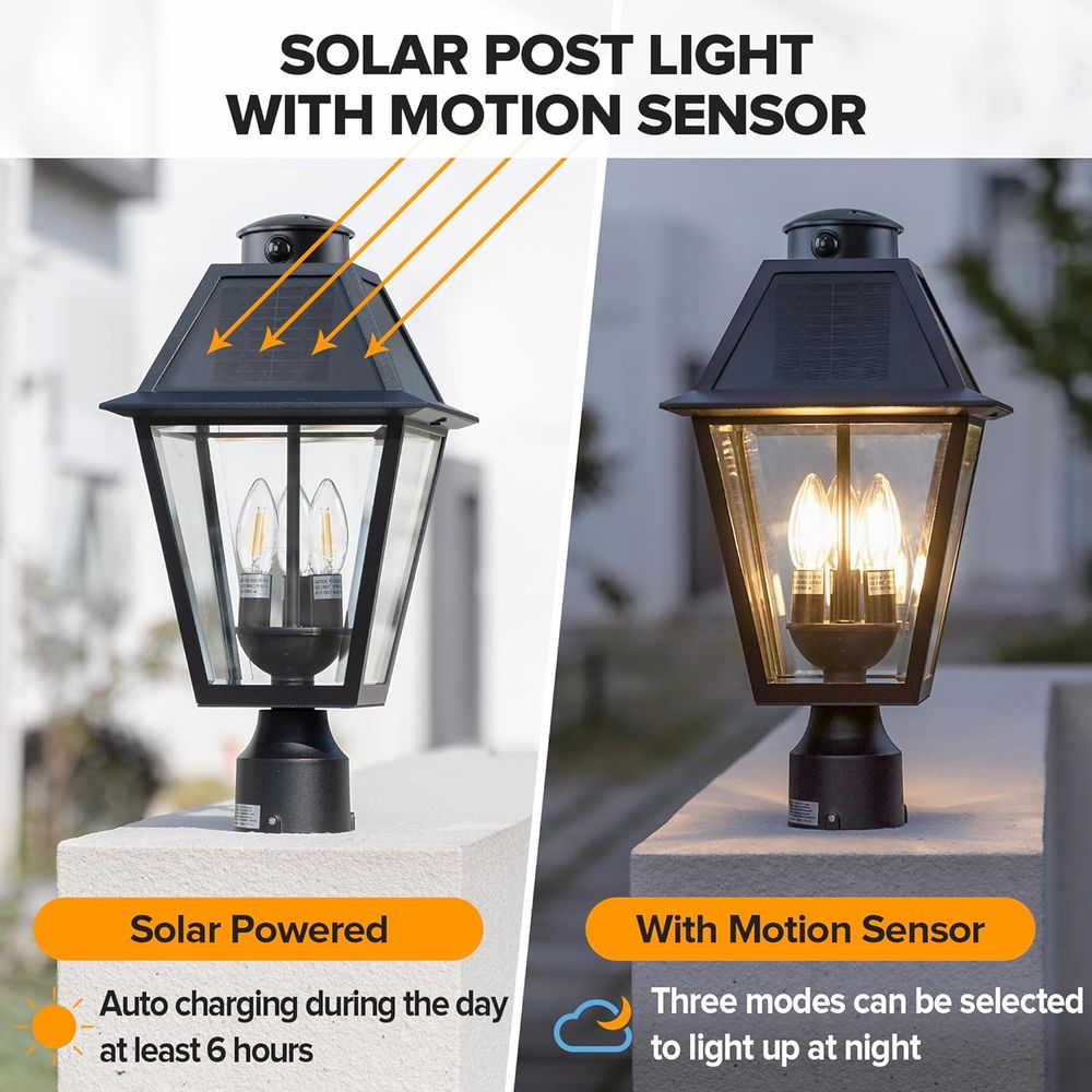 Outdoor Solar Lamp Post Light  - Motion Sensor Outdoor incelemesi ve fiyatı