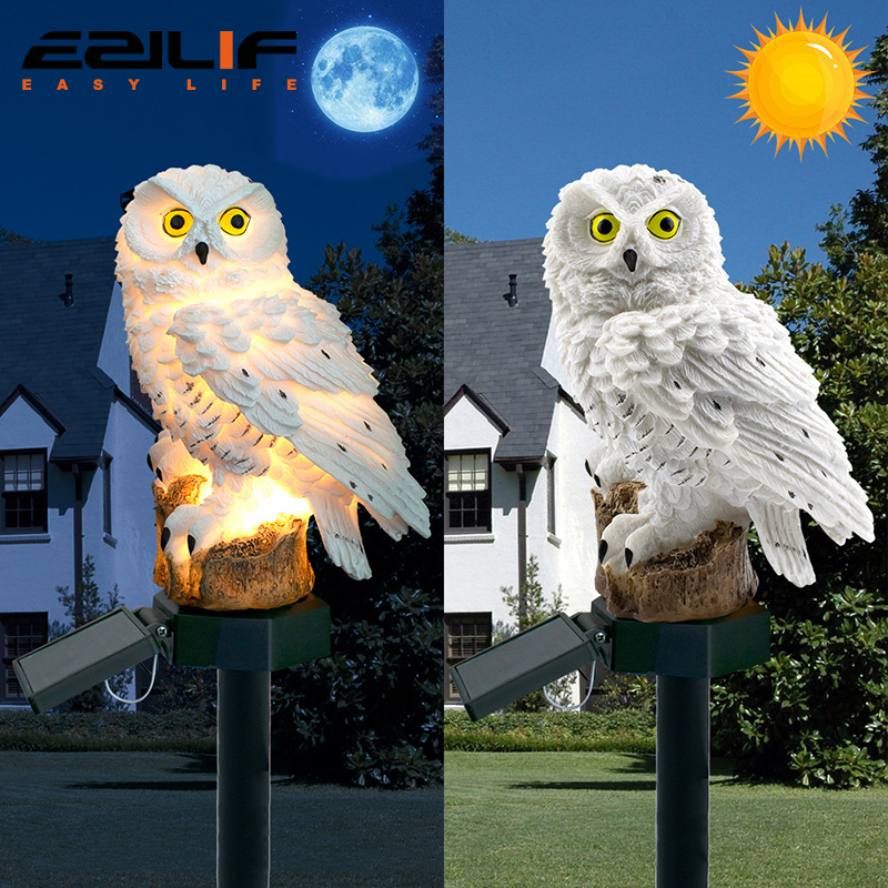 Solar light owl animal sculptu - Outdoor Lighting Manufacturers incelemesi ve fiyatı