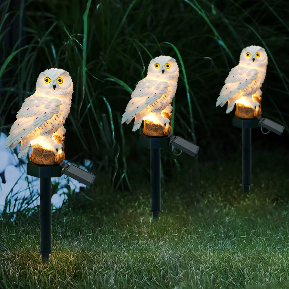 Solar light owl animal sculptu - Outdoor Lighting Manufacturers incelemesi ve fiyatı