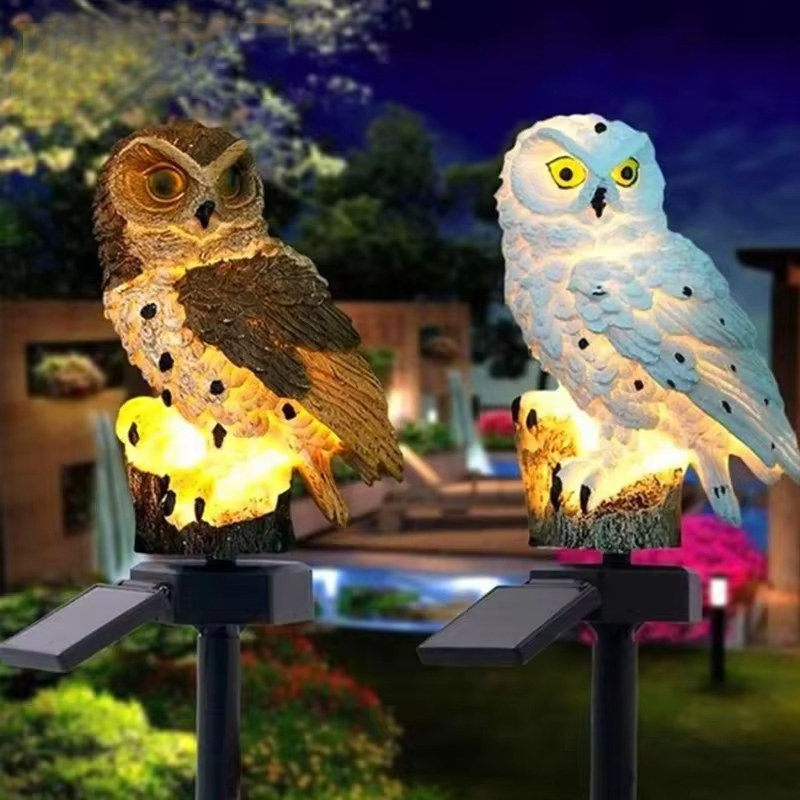 Solar light owl animal sculptu - Outdoor Lighting Manufacturers incelemesi ve fiyatı