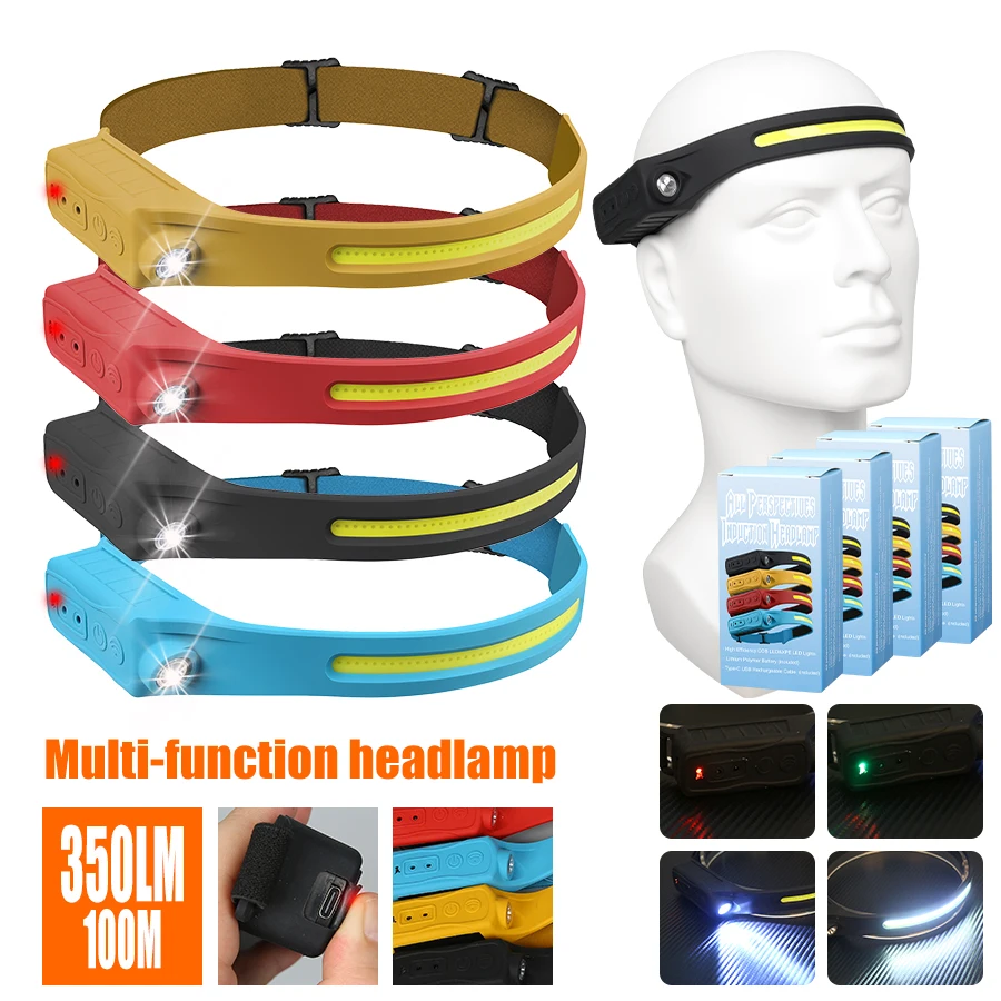 Rechargeable Headlamp 350 Lume - Motion Sensor Outdoor incelemesi ve fiyatı
