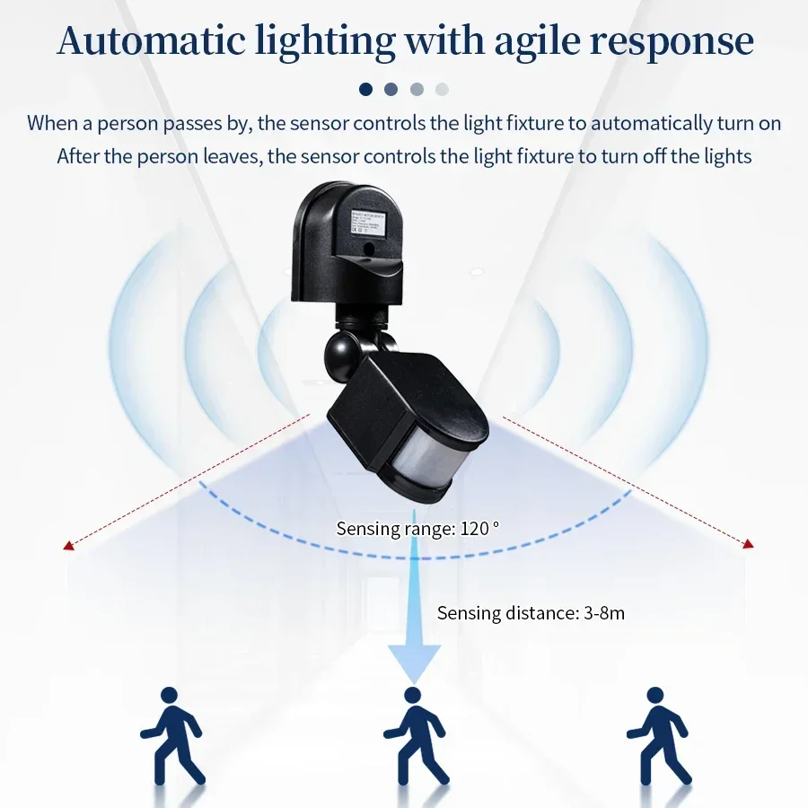 110-240V PIR Motion Sensor 12V - Outdoor Lighting For Steps incelemesi ve fiyatı
