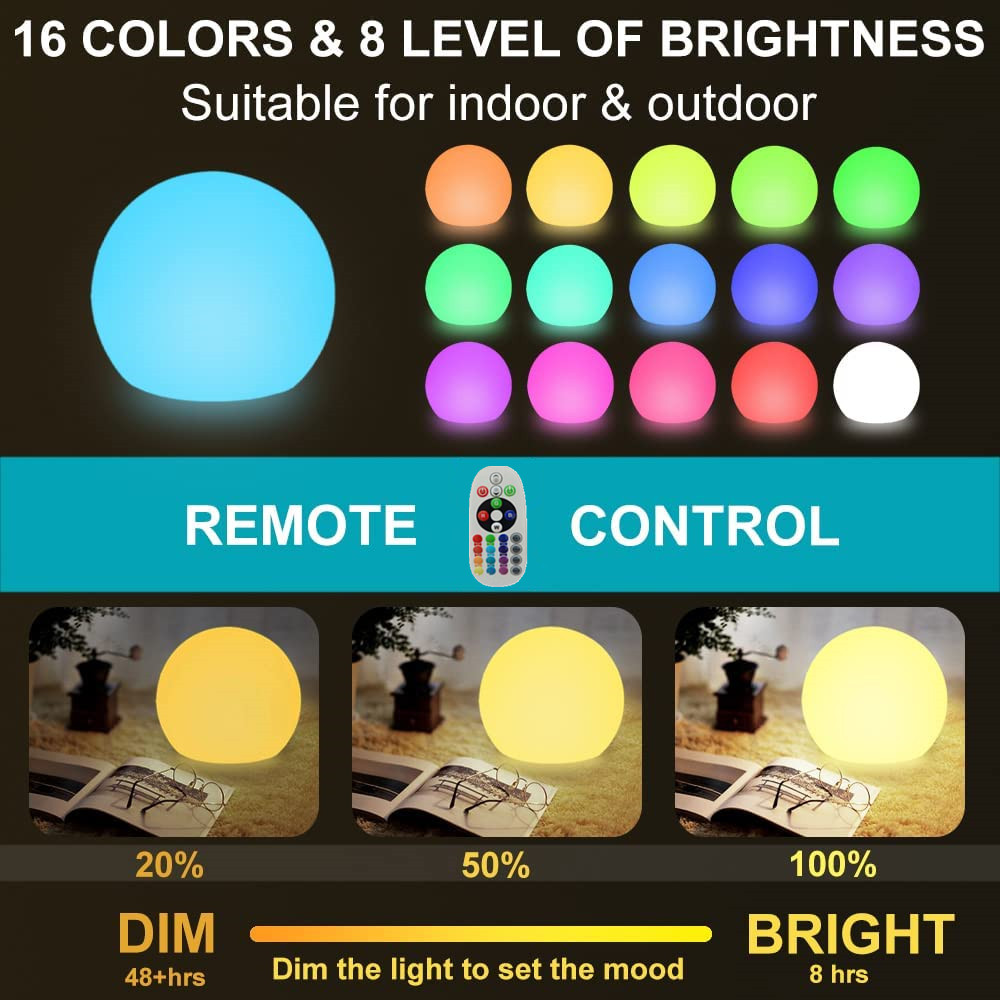Rechargeable LED Glowing Ball  - Outdoor Lighting Manufacturers incelemesi ve fiyatı