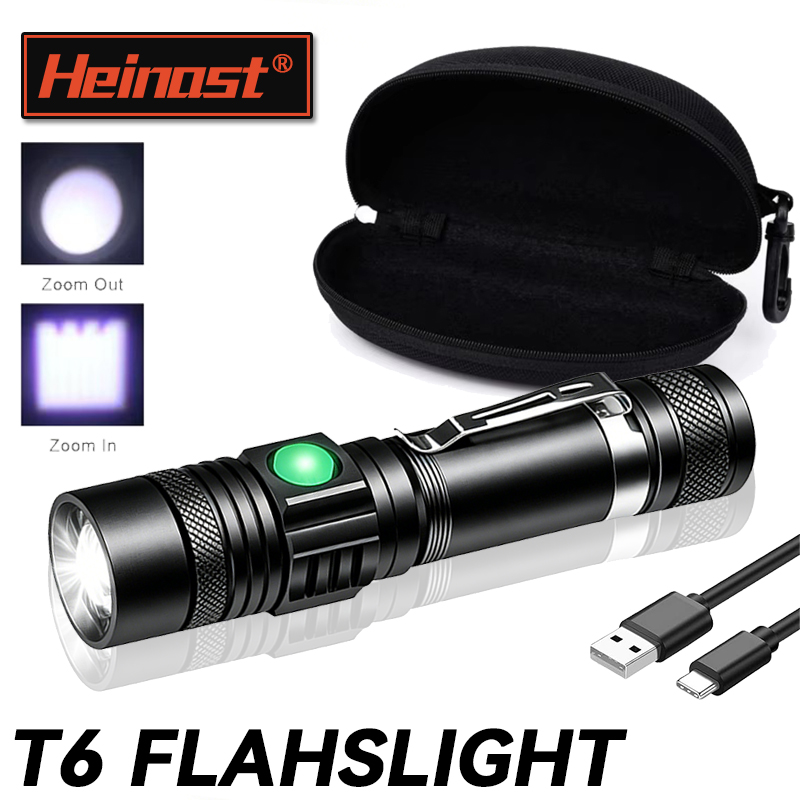 T6 LED Rechargeable Flashlight - Outdoor Lighting Fixtures incelemesi ve fiyatı