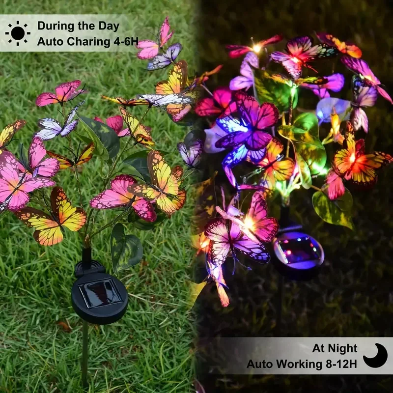 Solar LED Butterfly Garden Lig - Outdoor Lighting Manufacturers incelemesi ve fiyatı