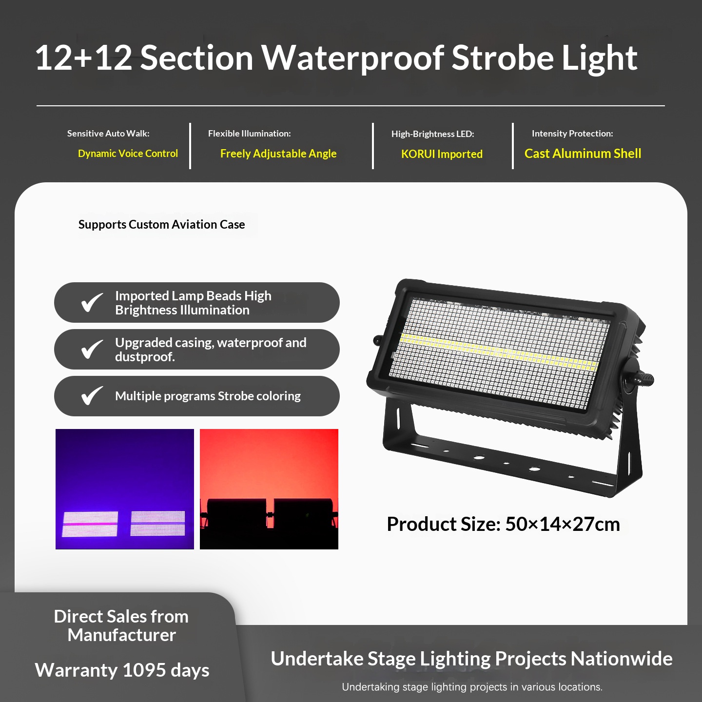 600W Outdoor Waterproof Strobe - Outdoor Lighting Architectural incelemesi ve fiyatı