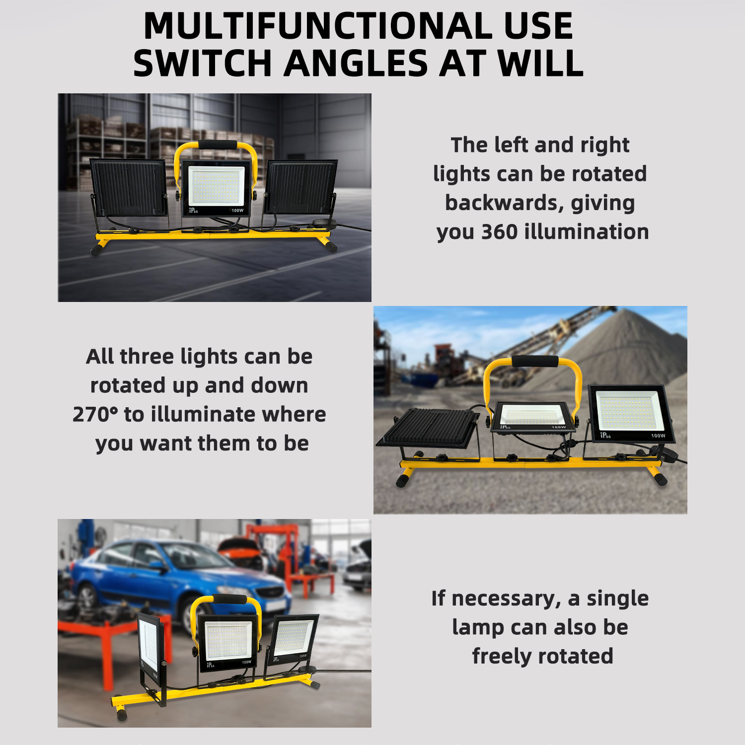 30000 Lumen Work Lights with S - Outdoor Lighting Jobs incelemesi ve fiyatı