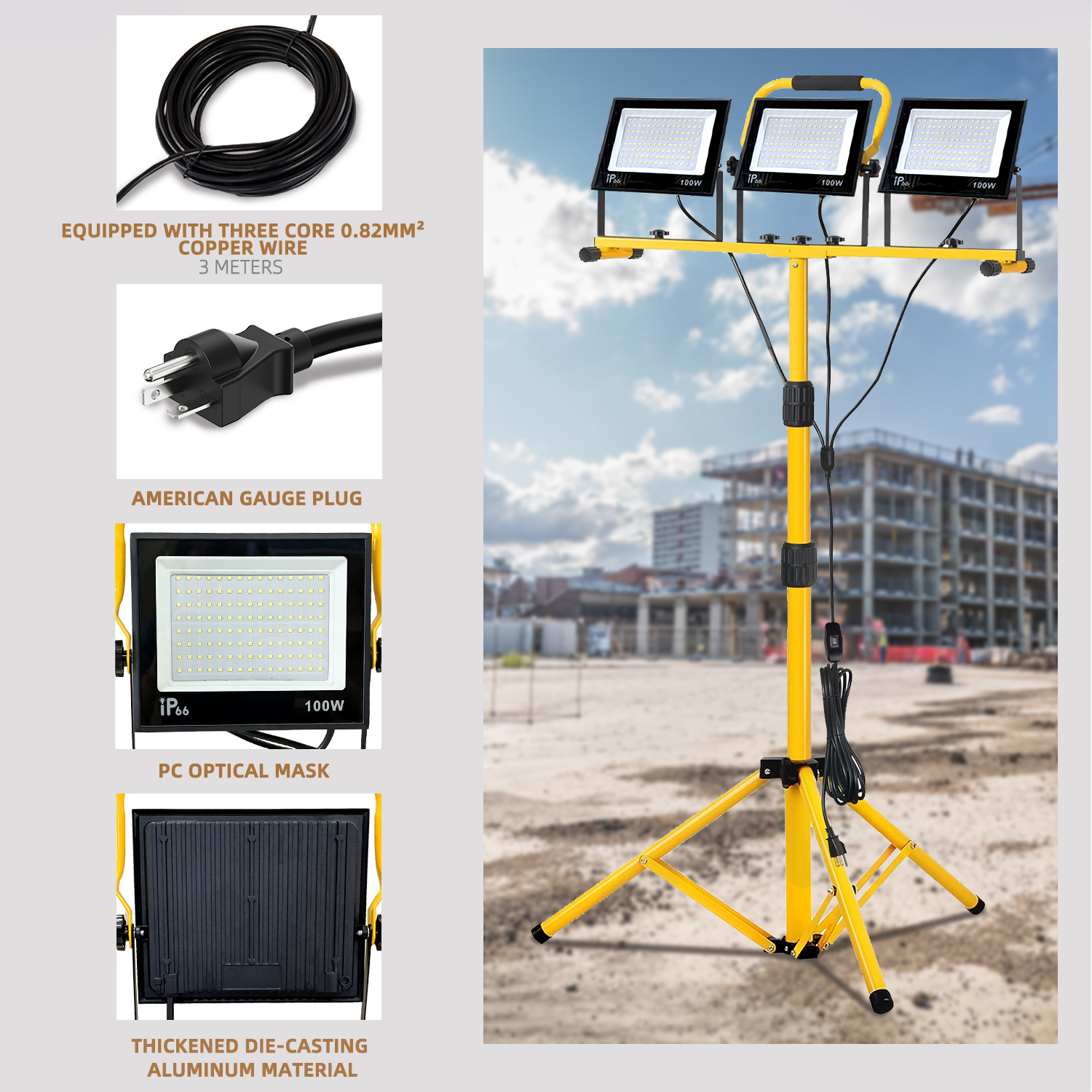 30000 Lumen Work Lights with S - Outdoor Lighting Jobs incelemesi ve fiyatı