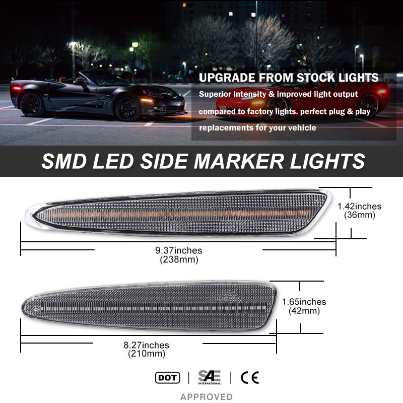 iJDM Front Rear Bumper LED Sid - Outdoor Lighting Yellow incelemesi ve fiyatı
