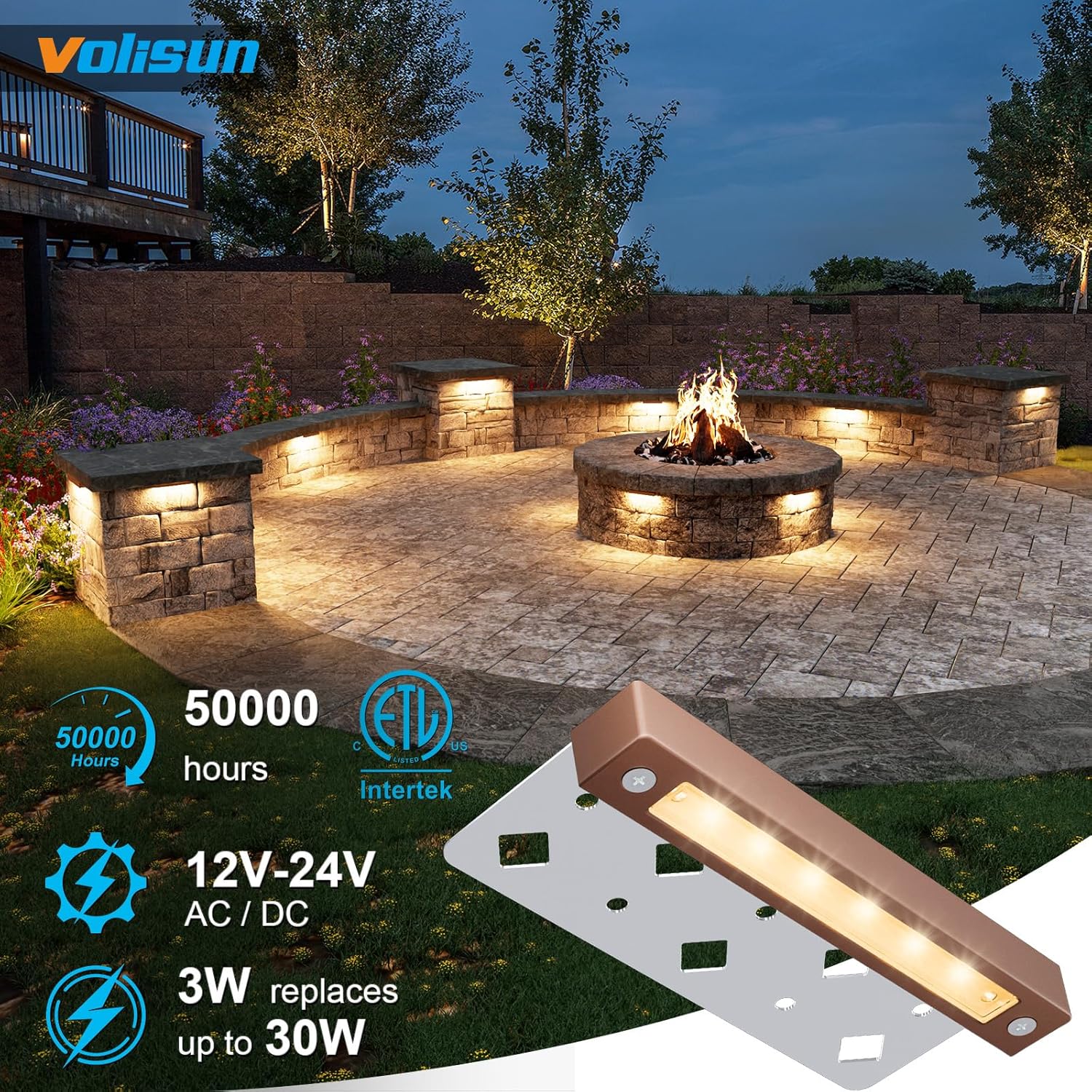 12 Pack 7 Inch Waterproof Cutt - Outdoor Lighting For Steps incelemesi ve fiyatı