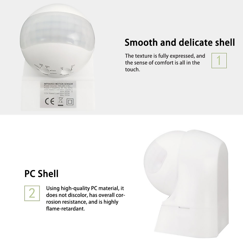 220V Outdoor Waterproof Wall-m - Outdoor Lighting Motion Sensor incelemesi ve fiyatı