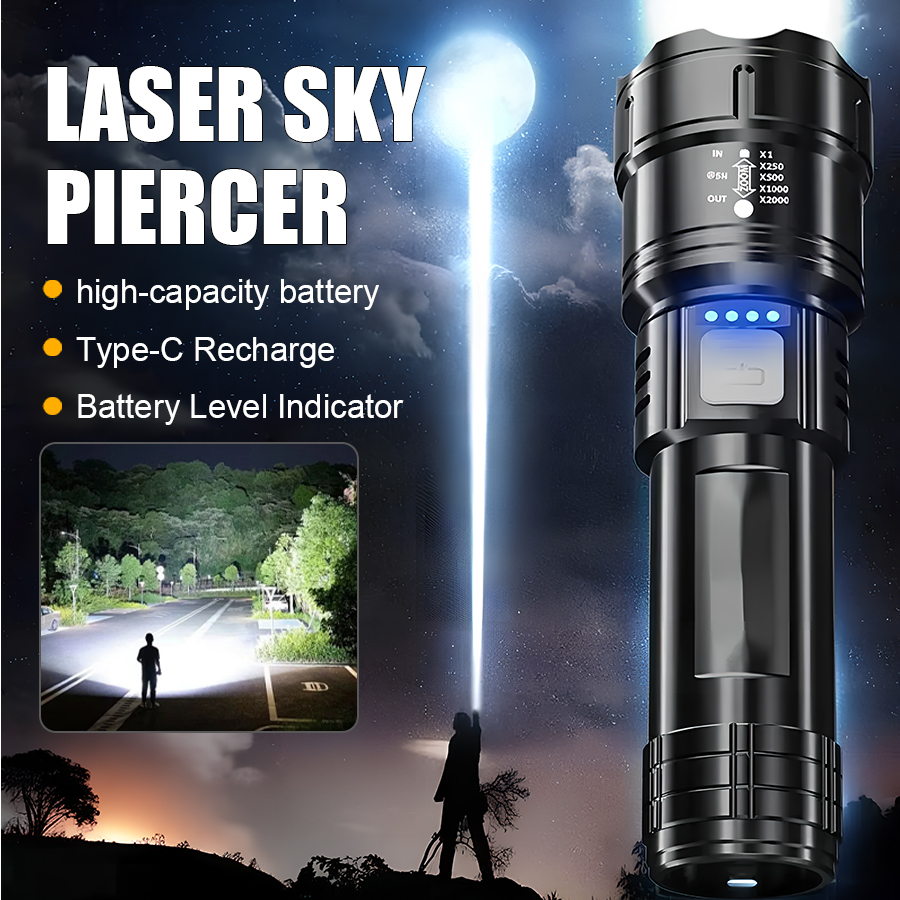 High Power P50 LED Flashlight  - Outdoor Lighting Fixtures incelemesi ve fiyatı