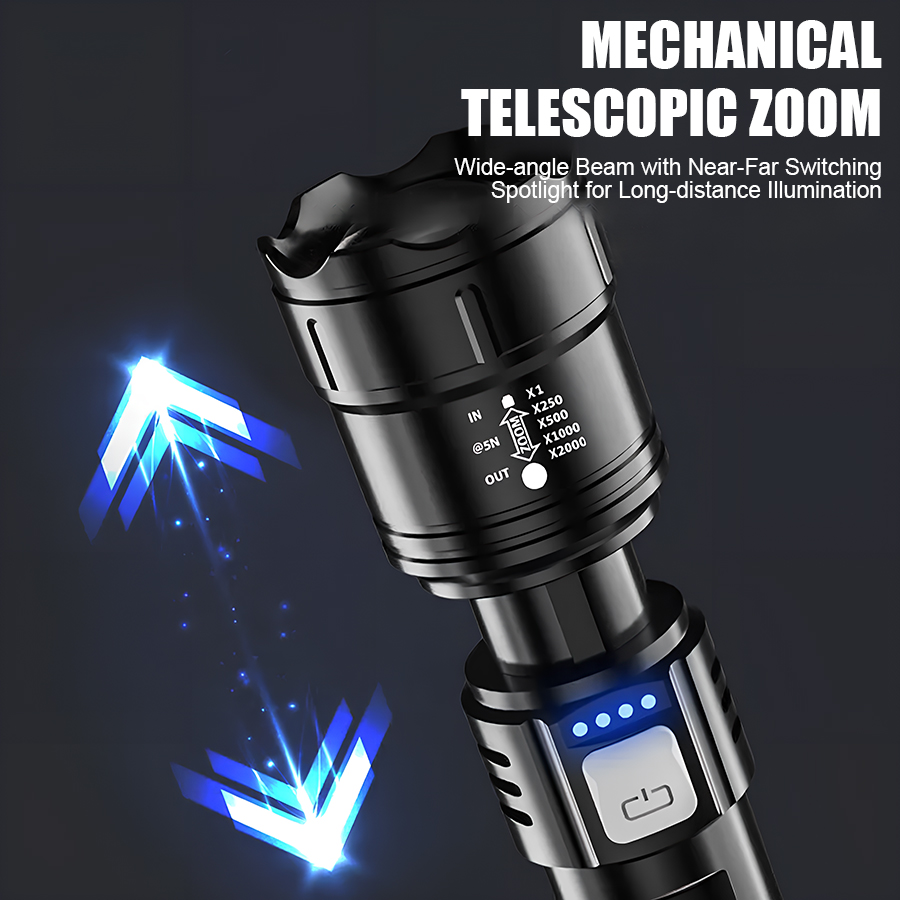 High Power P50 LED Flashlight  - Outdoor Lighting Fixtures incelemesi ve fiyatı