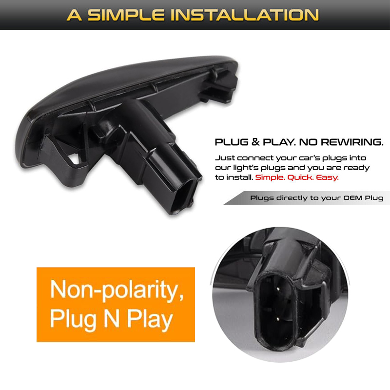 LED Dynamic Turn Signal Side M - Outdoor Lighting Yellow incelemesi ve fiyatı