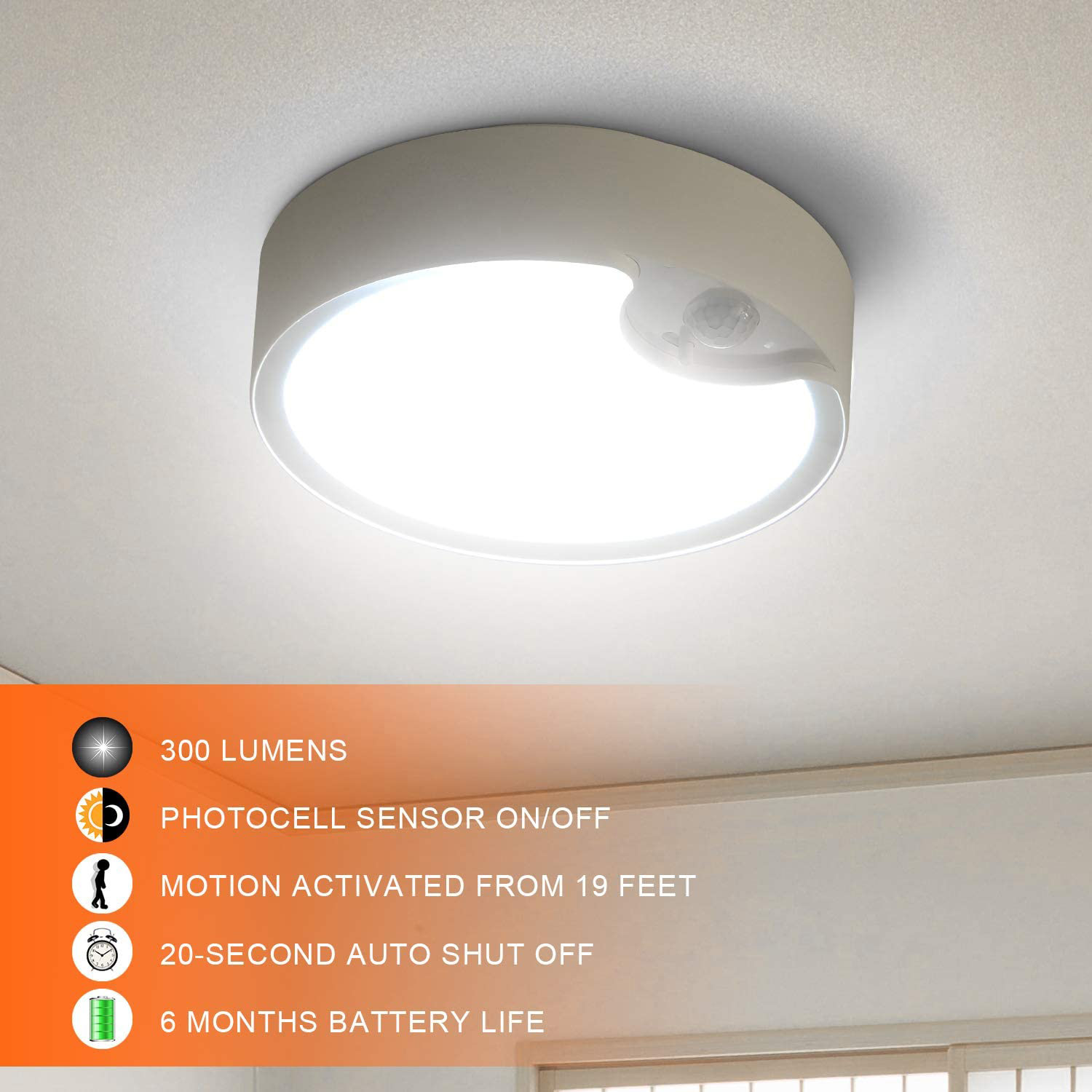 Motion Sensor Ceiling Lights B - Motion Sensor Outdoor incelemesi ve fiyatı