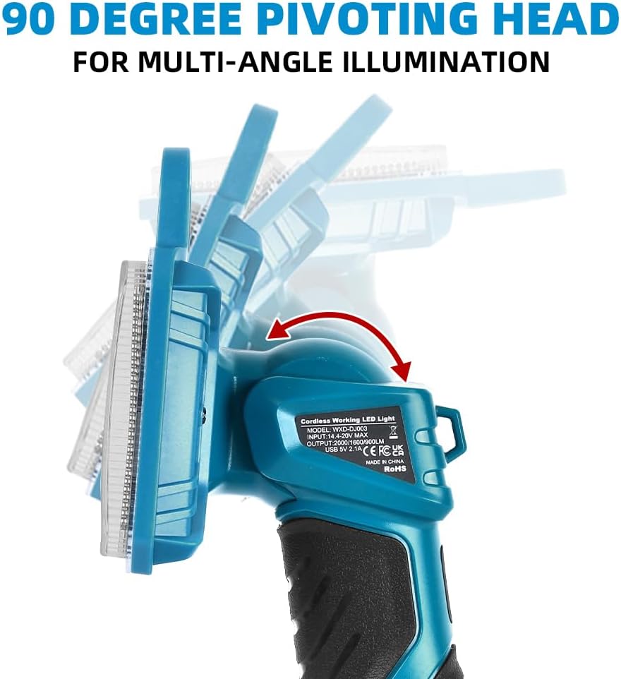 18W 2000LM Cordless LED Flashl - Outdoor Lighting Jobs incelemesi ve fiyatı