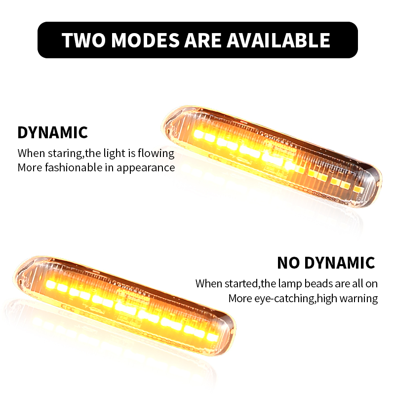 2PCS LED Side Marker Turn Sign - Outdoor Lighting Yellow incelemesi ve fiyatı