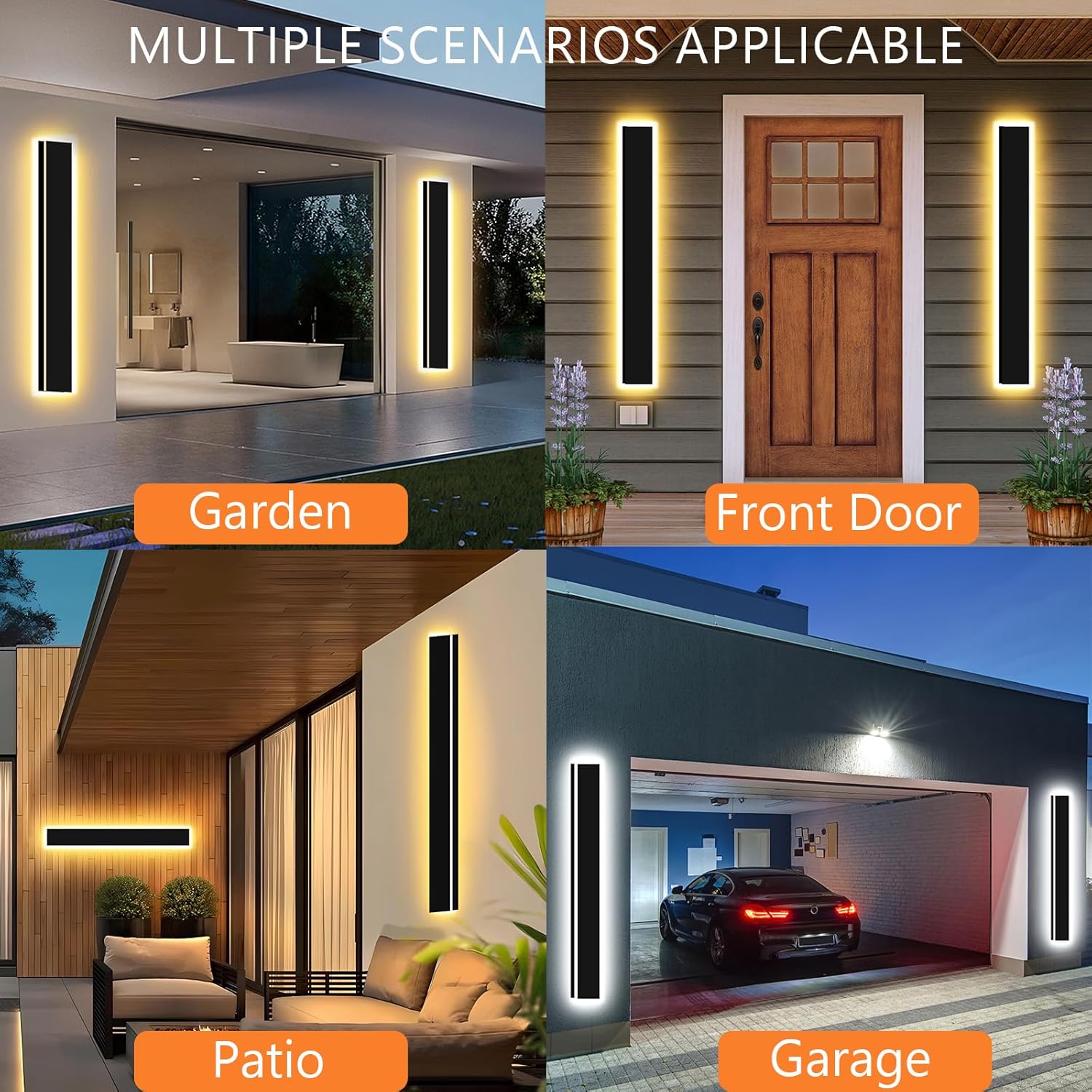 47inch 2pcs Modern Outdoor Wal - Outdoor Lighting Linear incelemesi ve fiyatı