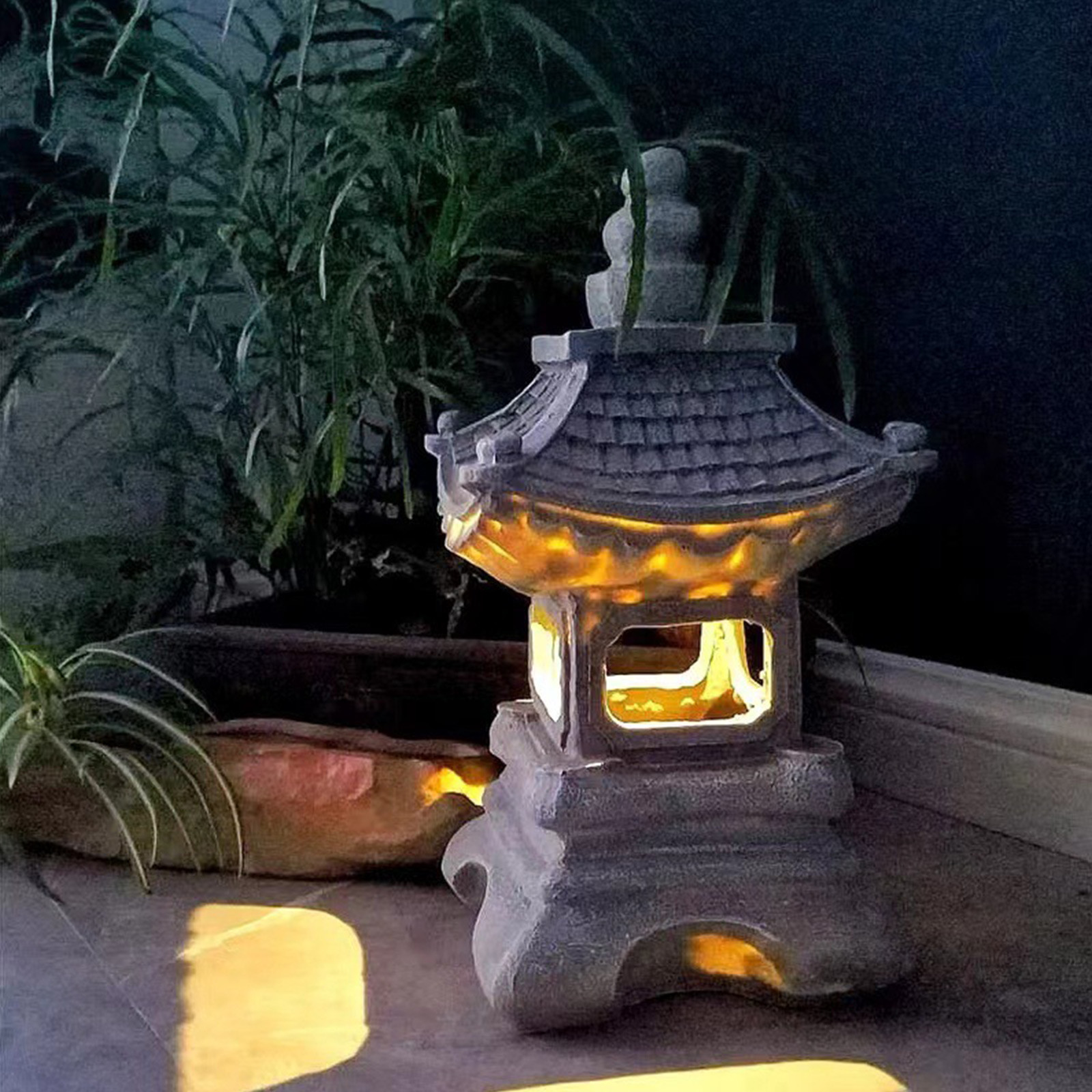 Pagoda Statues Outdoor Solar P - Outdoor Lighting Architectural incelemesi ve fiyatı