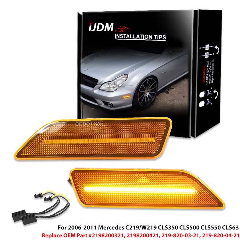 2pcs Mercedes C219/W219 CLS350 - Outdoor Lighting Yellow incelemesi ve fiyatı
