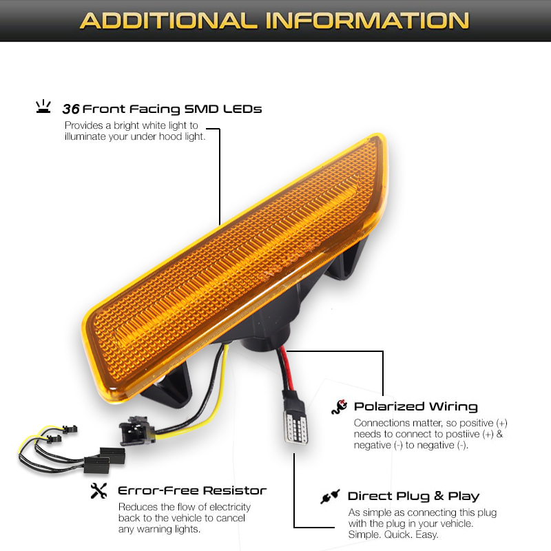 2pcs Mercedes C219/W219 CLS350 - Outdoor Lighting Yellow incelemesi ve fiyatı