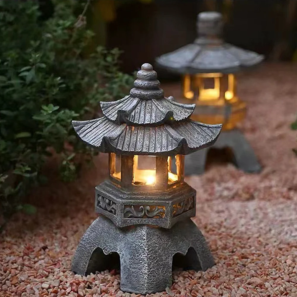 Solar LED Pagoda Lantern for B - Outdoor Lighting Architectural incelemesi ve fiyatı