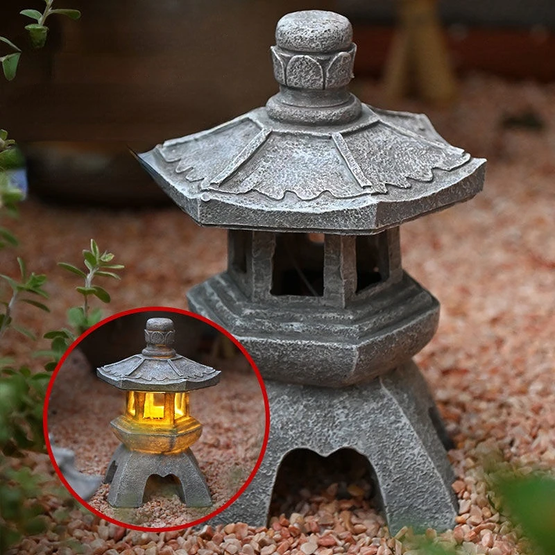Solar LED Pagoda Lantern for B - Outdoor Lighting Architectural incelemesi ve fiyatı