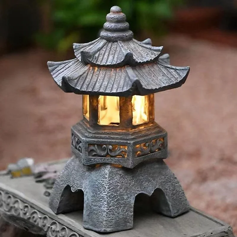 Solar LED Pagoda Lantern for B - Outdoor Lighting Architectural incelemesi ve fiyatı