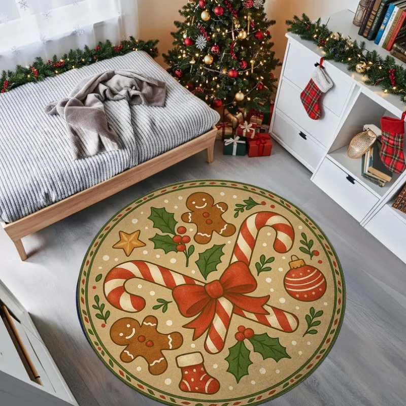 3D Christmas Village Rug Winte - Outdoor Xmas Lighting Ideas incelemesi ve fiyatı