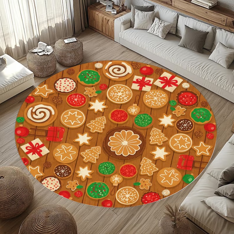 3D Christmas Village Rug Winte - Outdoor Xmas Lighting Ideas incelemesi ve fiyatı