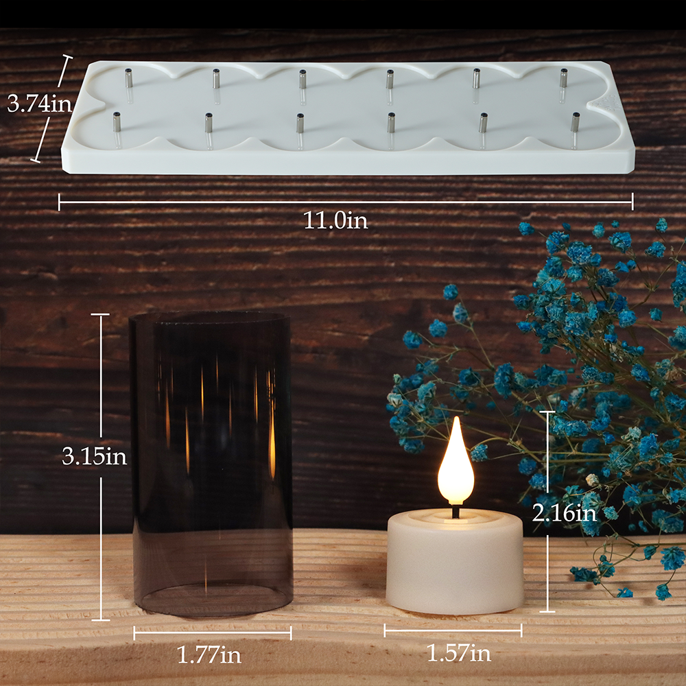 LED Candle Light Rechargeable  - Outdoor Lighting Yellow incelemesi ve fiyatı