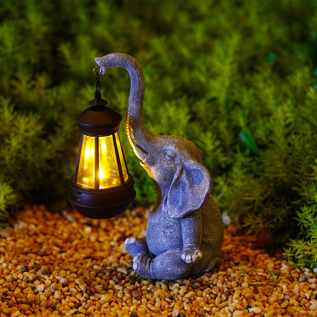Resin Elephant Statue Ornament - Outdoor Lighting Manufacturers incelemesi ve fiyatı