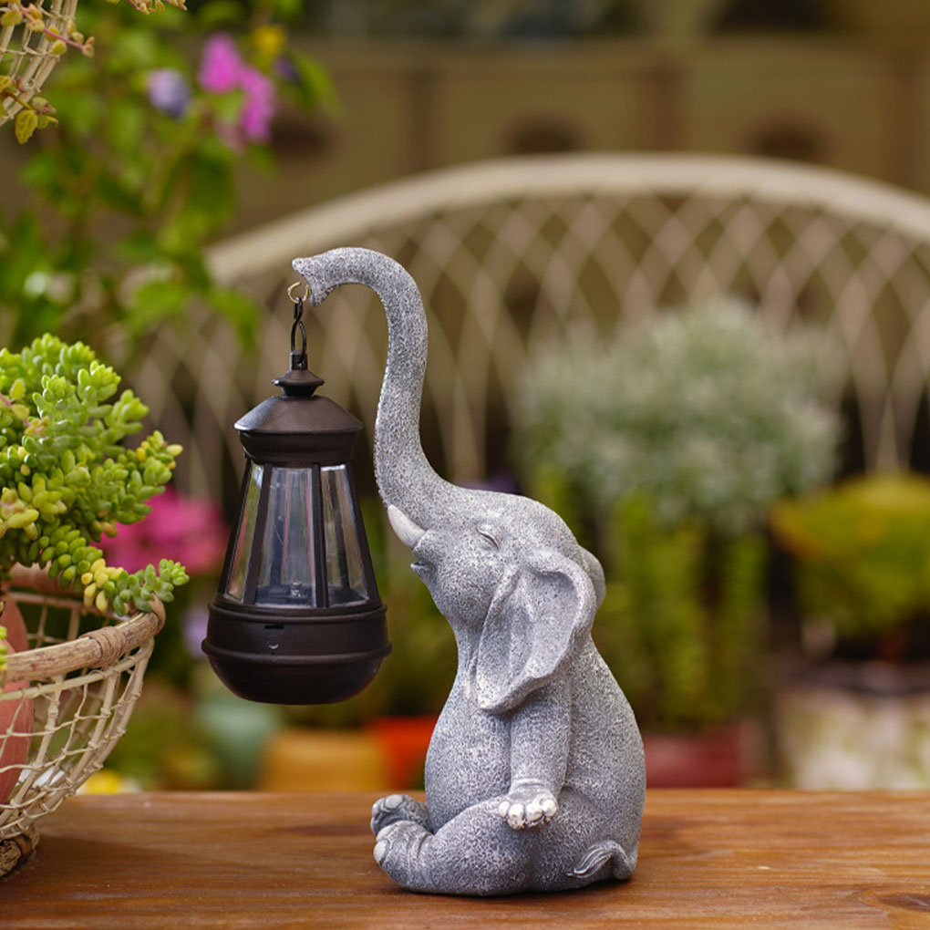 Resin Elephant Statue Ornament - Outdoor Lighting Manufacturers incelemesi ve fiyatı