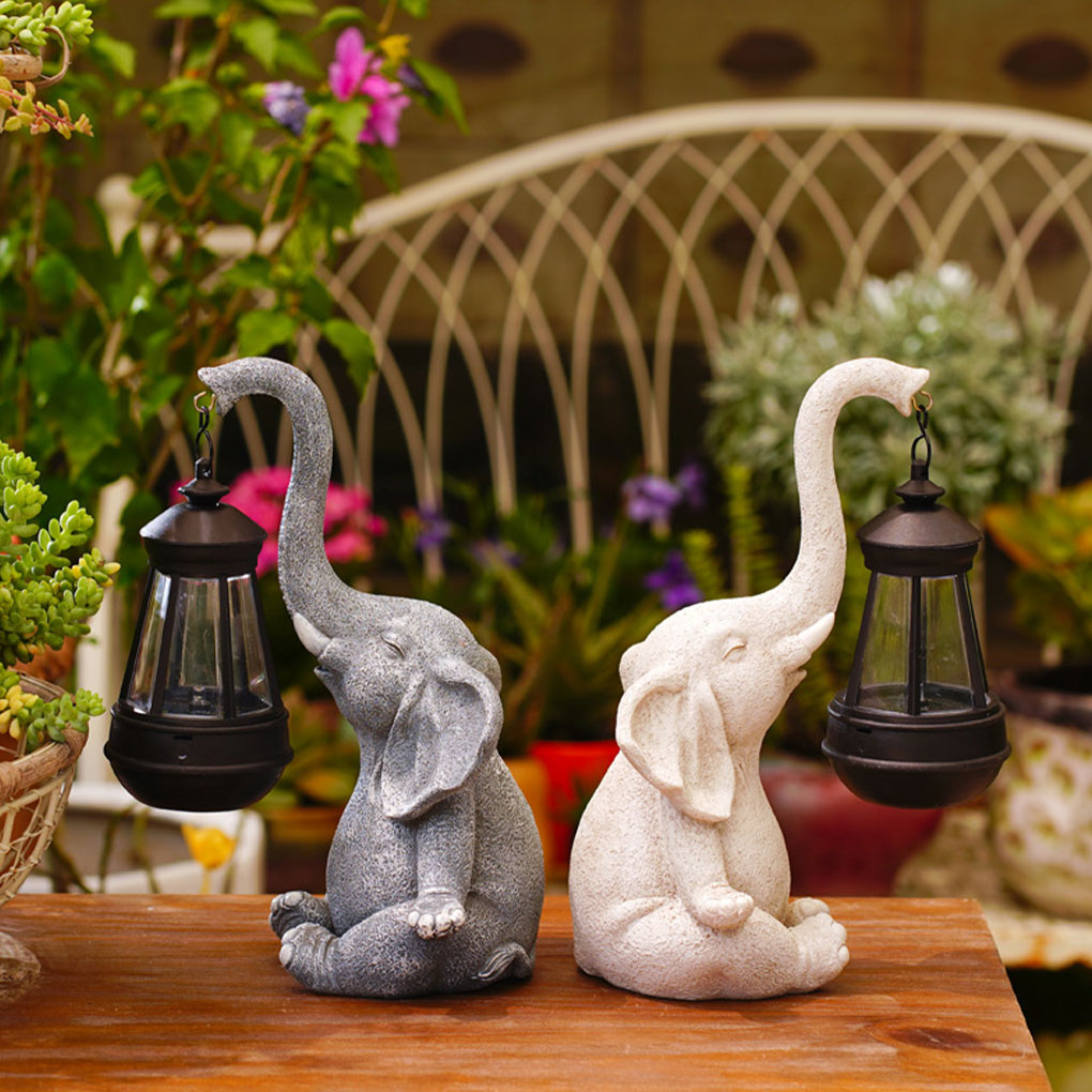 Resin Elephant Statue Ornament - Outdoor Lighting Manufacturers incelemesi ve fiyatı