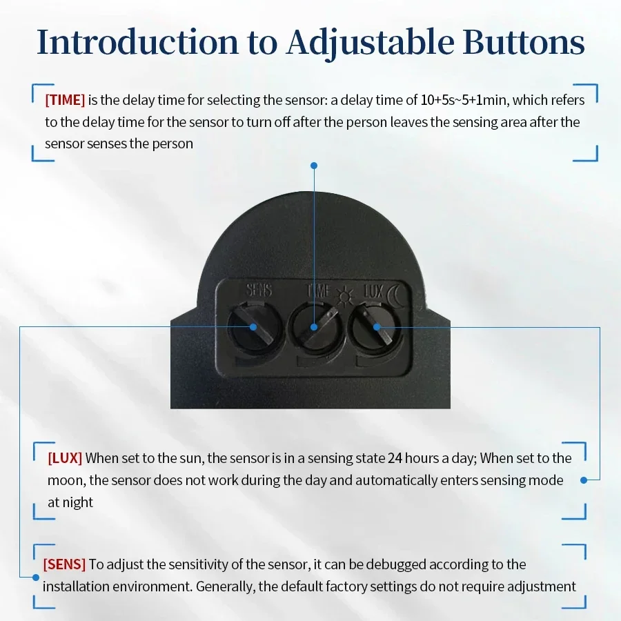 PIR Motion Sensor 220V 110V 12 - Outdoor Lighting For Steps incelemesi ve fiyatı