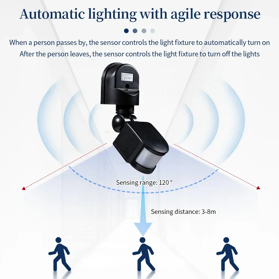 PIR Motion Sensor 220V 110V 12 - Outdoor Lighting For Steps incelemesi ve fiyatı