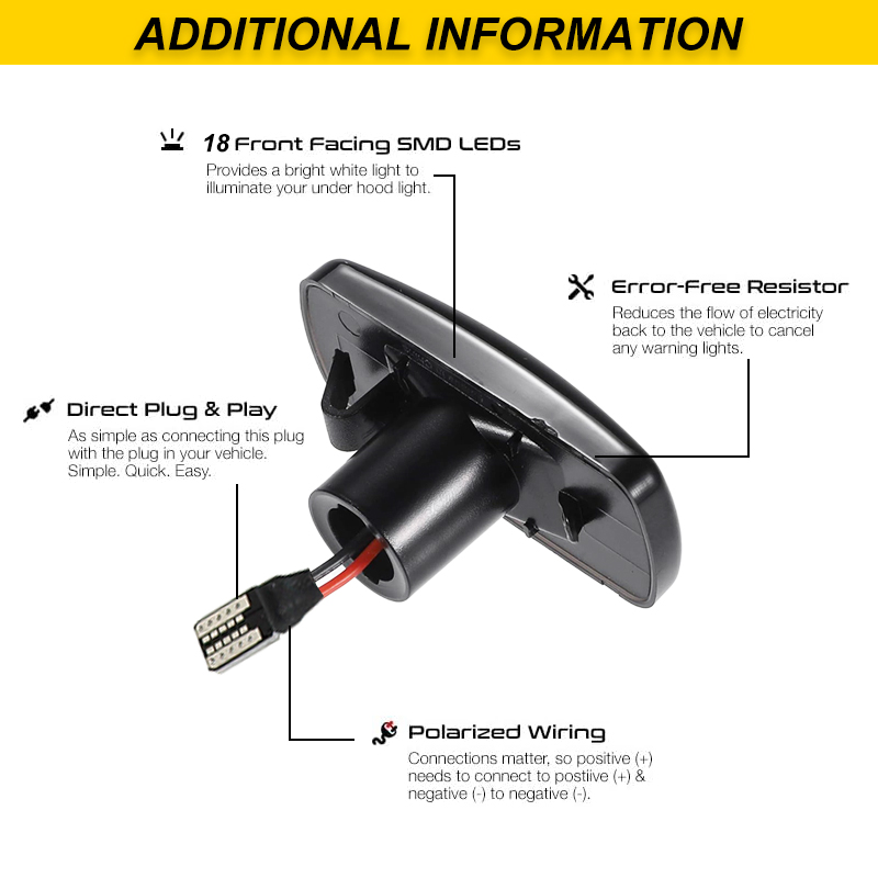 2xDynamic LED Side Marker Ligh - Outdoor Lighting Yellow incelemesi ve fiyatı