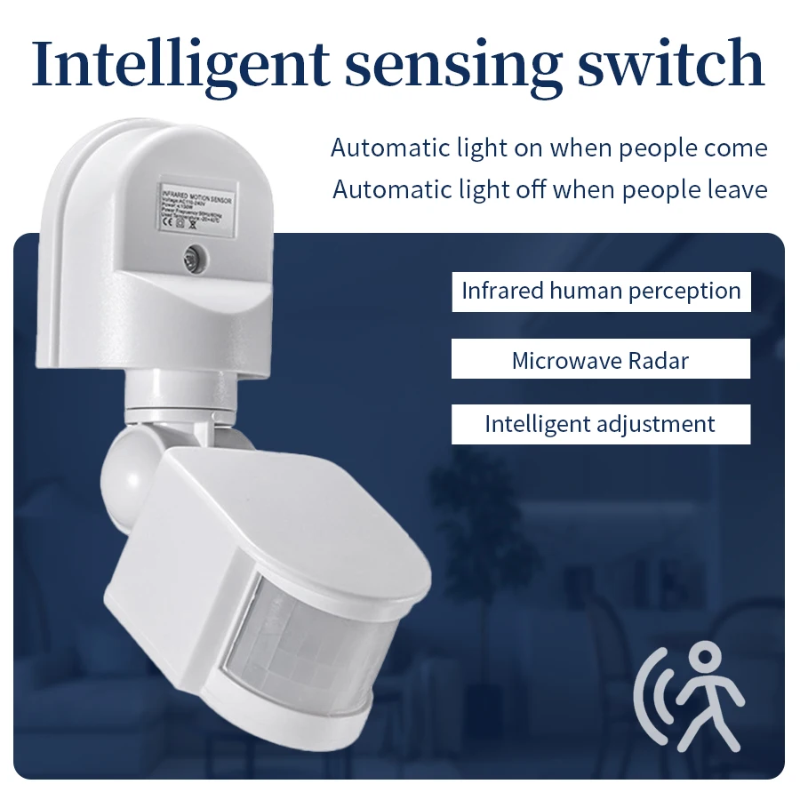 100-240V 12V PIR Motion Sensor - Outdoor Lighting Motion Sensor incelemesi ve fiyatı