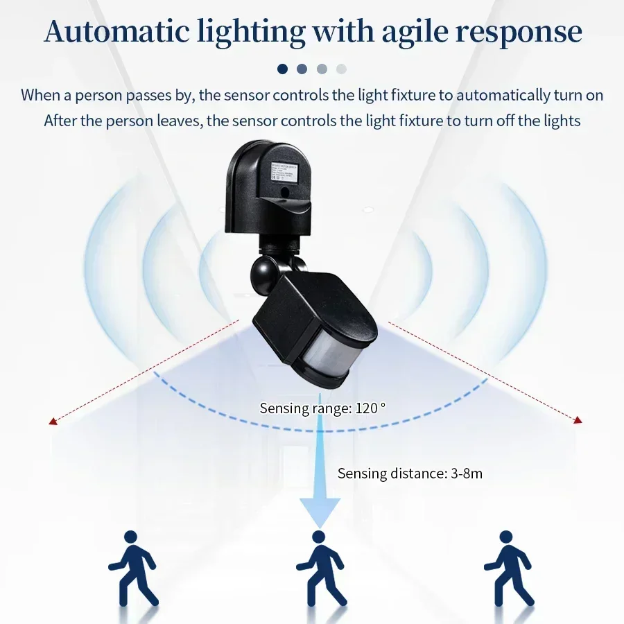 100-240V 12V PIR Motion Sensor - Outdoor Lighting Motion Sensor incelemesi ve fiyatı