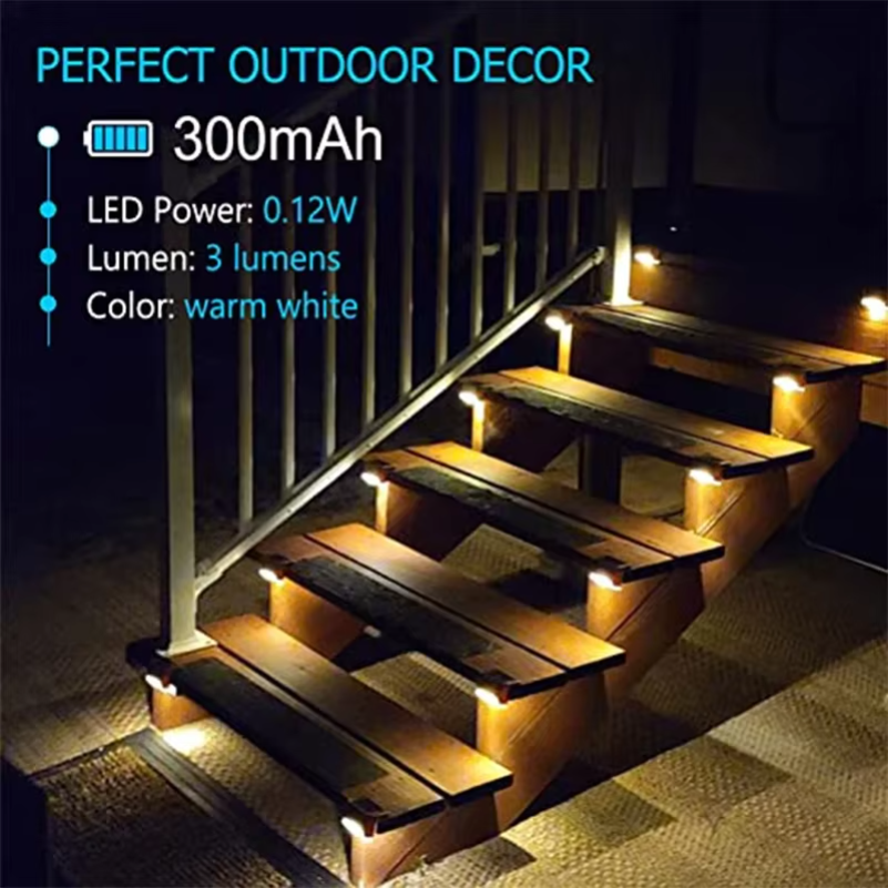 Outdoor Solar Step Lights Warm - Outdoor Lighting For Steps incelemesi ve fiyatı